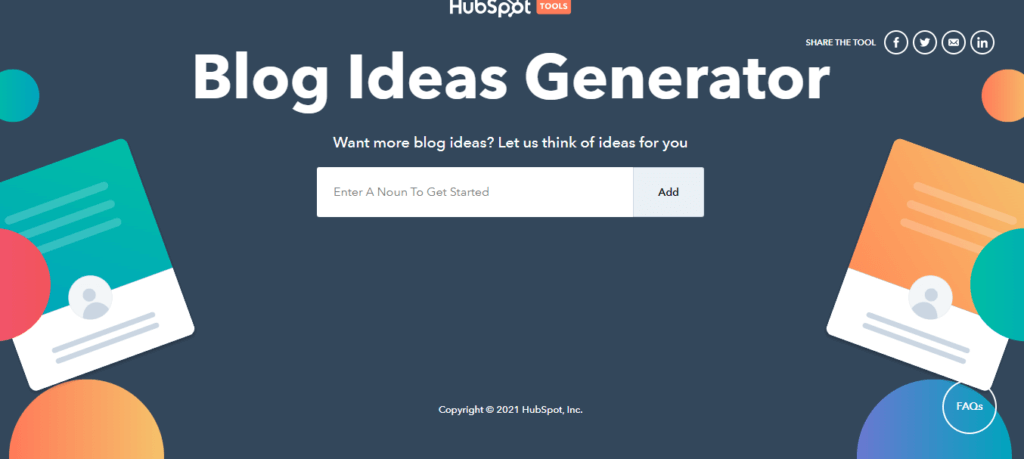 Blog Ideas Generator
