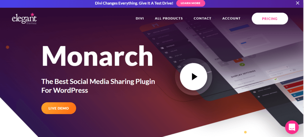 Monarch Social Media Plugin