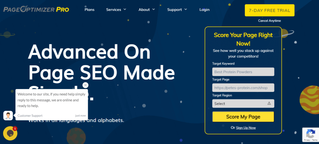 Page Optimizer Pro tool