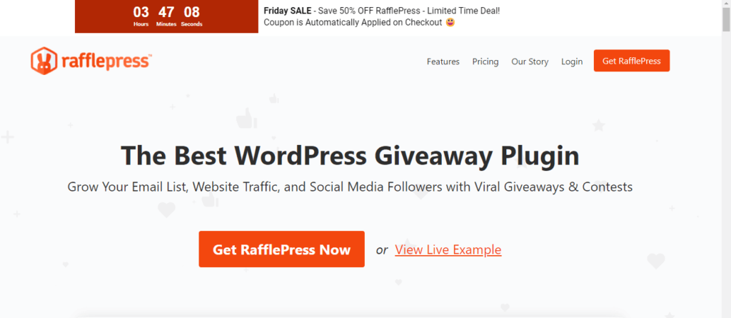 Raffle Press Plugin