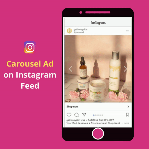 Carousel Ad on Instagram Feed