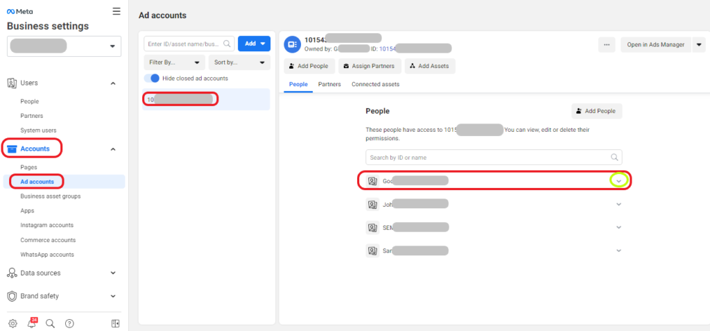 Facebook Manager- Business Settings 2