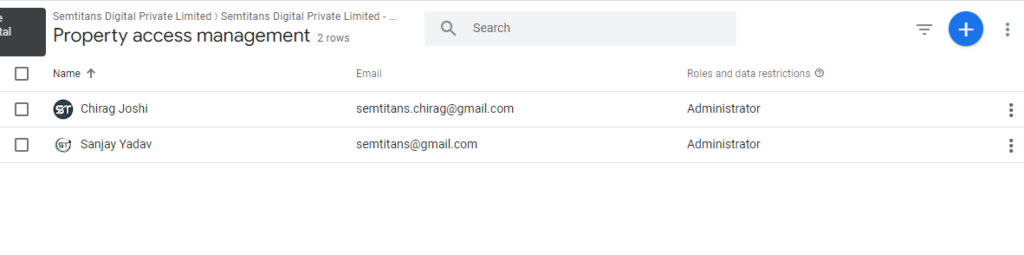 Google Analytics Property Access Management 1