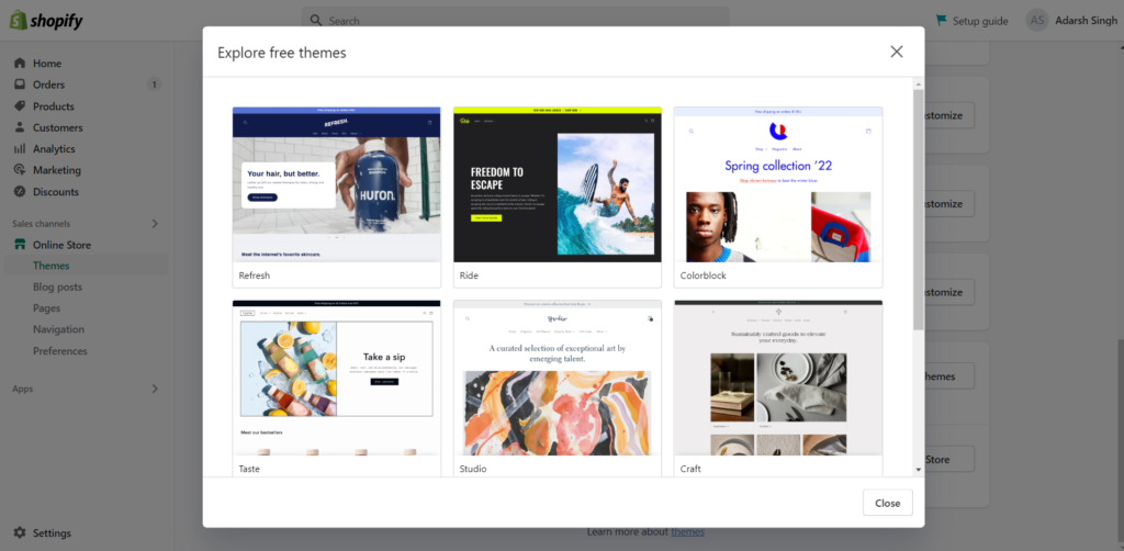 Shopify Themes