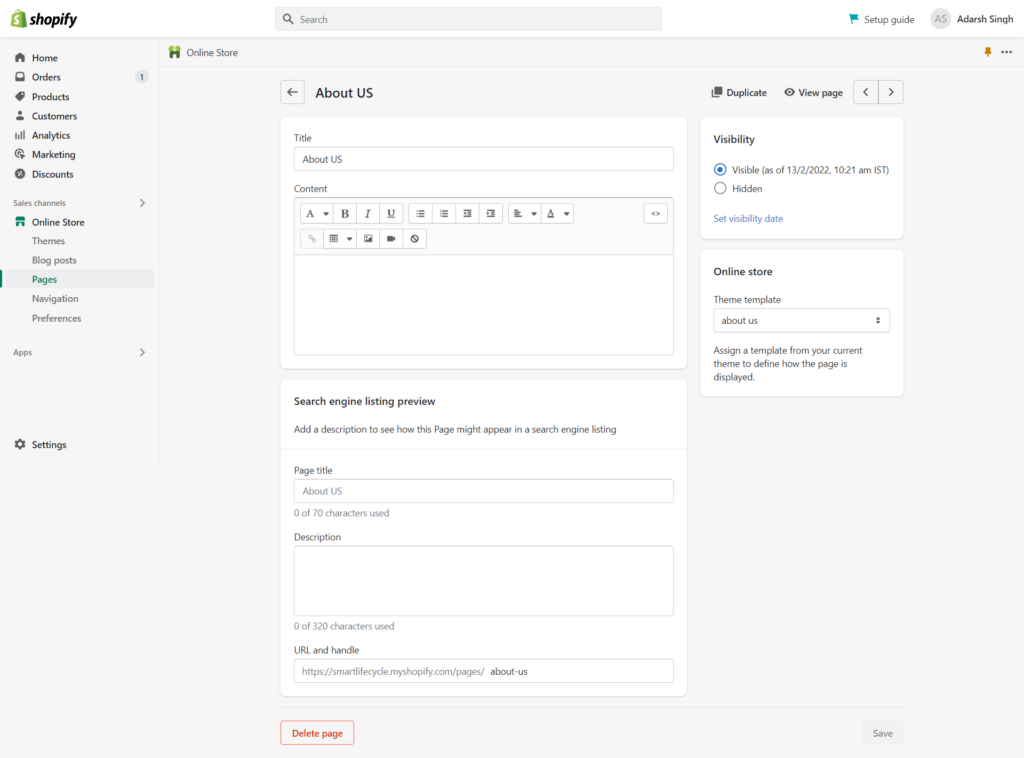 Shopify Seo Services